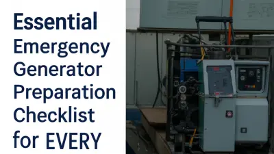 Essential Emergency Generator Preparation Checklist for Every Business