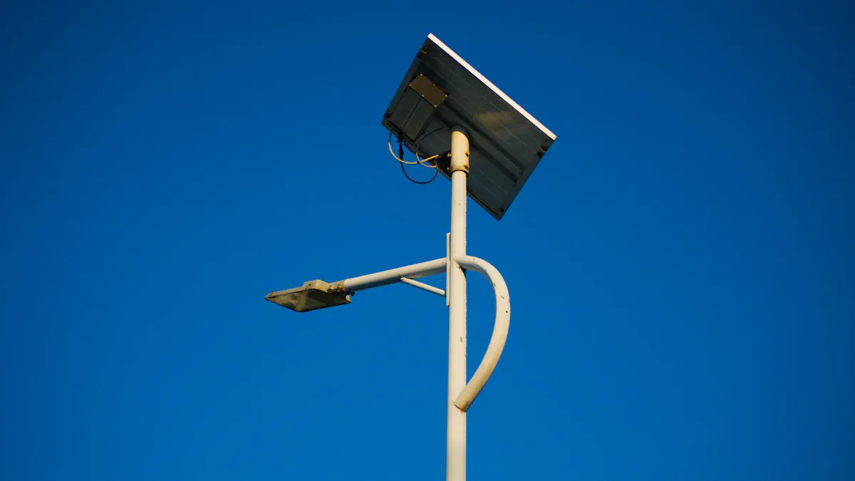 Sun-charged by day, family-lit by night—mini solar lamp